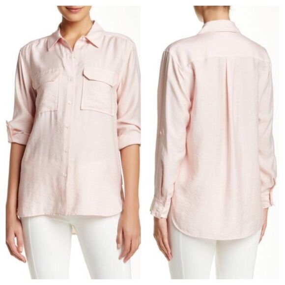 Vince Camuto Rumple Oversize Utility Shirt Size S - Picture 1 of 8